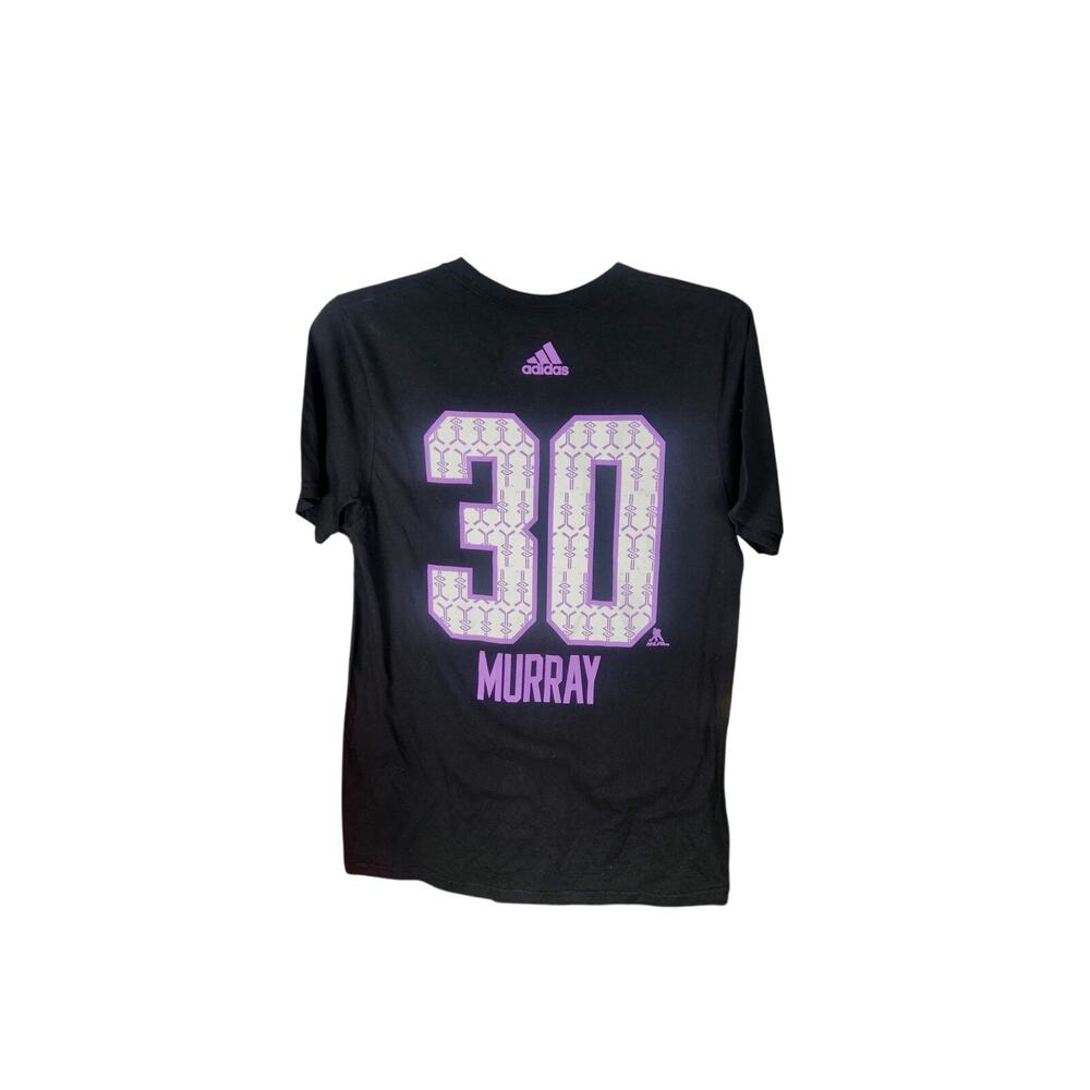 Adidas Matt Murray Pittsburgh Penguins short sleeve T, men's medium - Picture 2 of 3